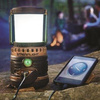 Lampa kempingowa z USB Super Siege,kol. coyot,1100 lm