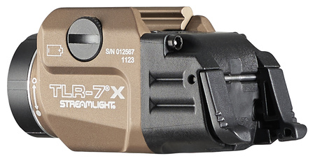 Latarka taktyczna na broń Streamlight TLR-7A Flex FDE, 500 lm