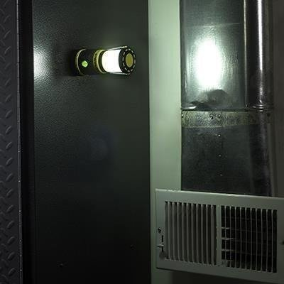 Lampa kempingowa z magnesem Siege AA, kol. żółty, 200 lm