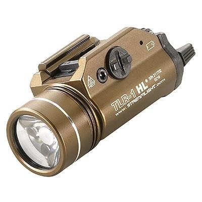 Latarka taktyczna na broń Streamlight TLR-1 HL Flat Dark Earth Brown, 1000 lm