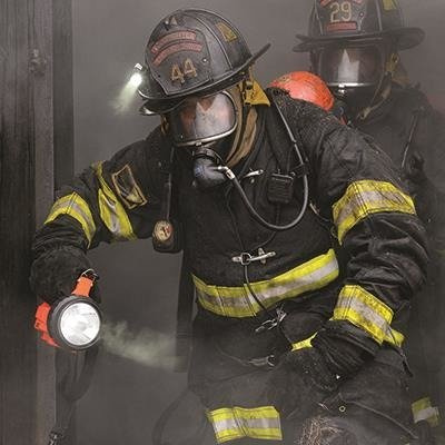 Strażacki szperacz akumulatorowy Vulcan LED ATEX w zestawie, 180 lm