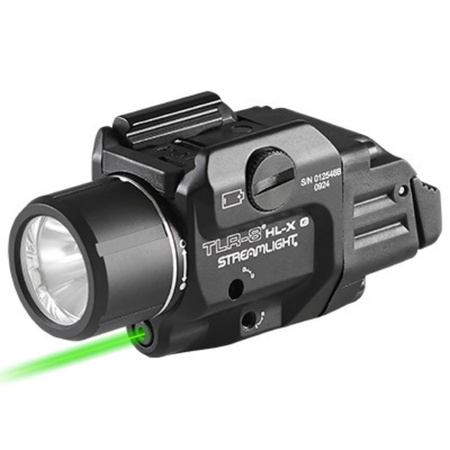Latarka taktyczna, Streamlight TLR-8 HL-X G USB, zielony laser, 1000 lm