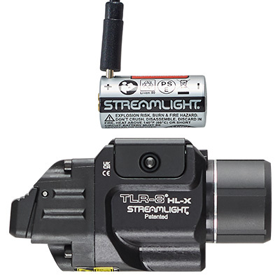 Latarka do broni, Streamlight TLR-8 HL-X USB, czerwony laser, 1000 lm