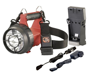Strażacki szperacz akumulatorowy Vulcan LED ATEX w zestawie, 180 lm