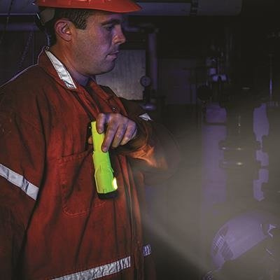 Latarka przemysłowa Dualie 3AA, kolor czarny, 140 lm